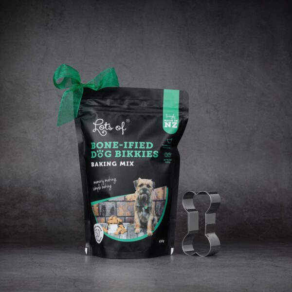 Bone-ified Dog Bikkies Baking Mix & Bone Cutter Combo