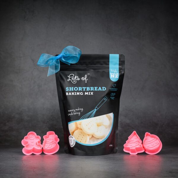 Shortbread Baking Mix & Christmas Cutters Combo